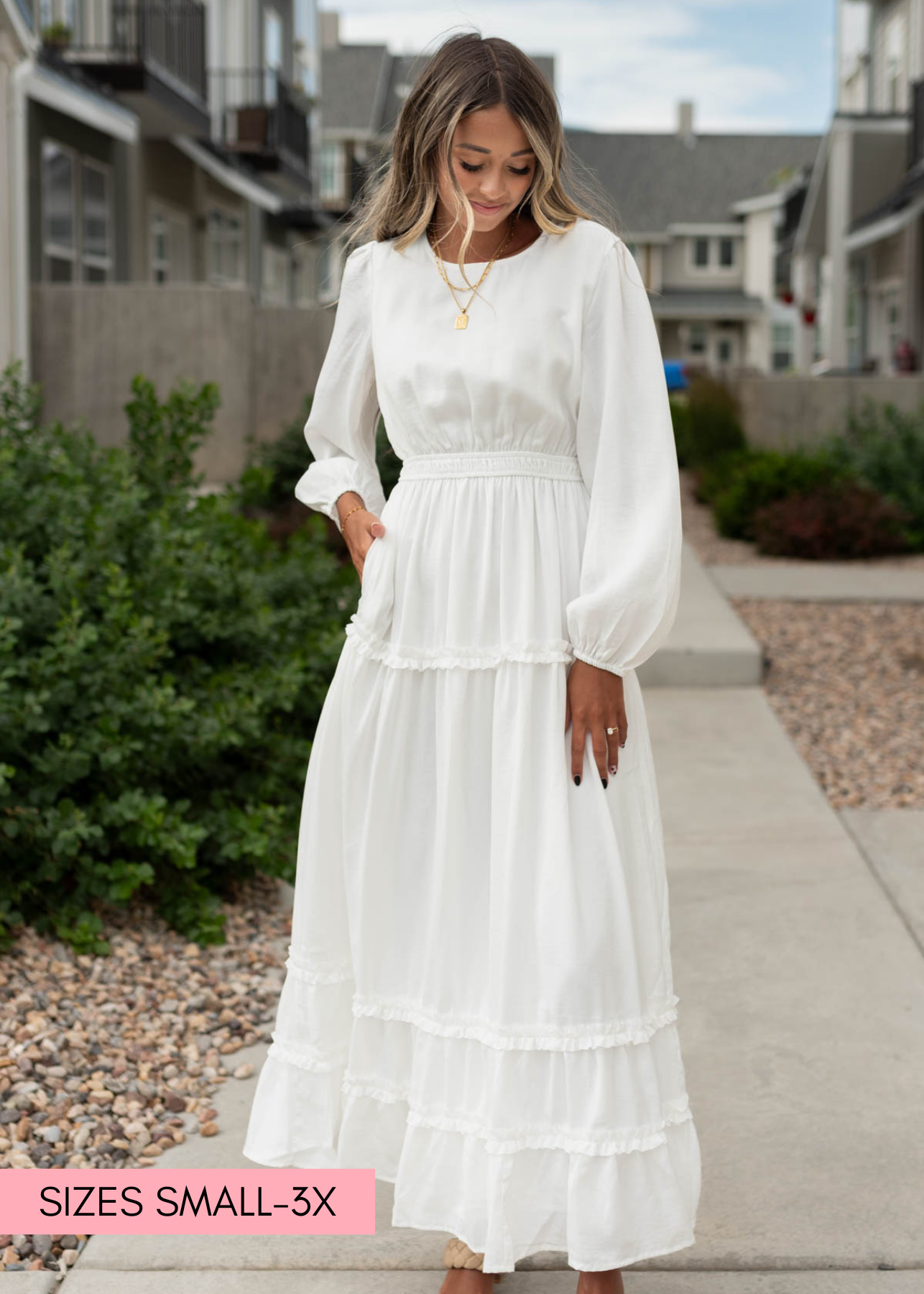 Teresa Dress White main image 1