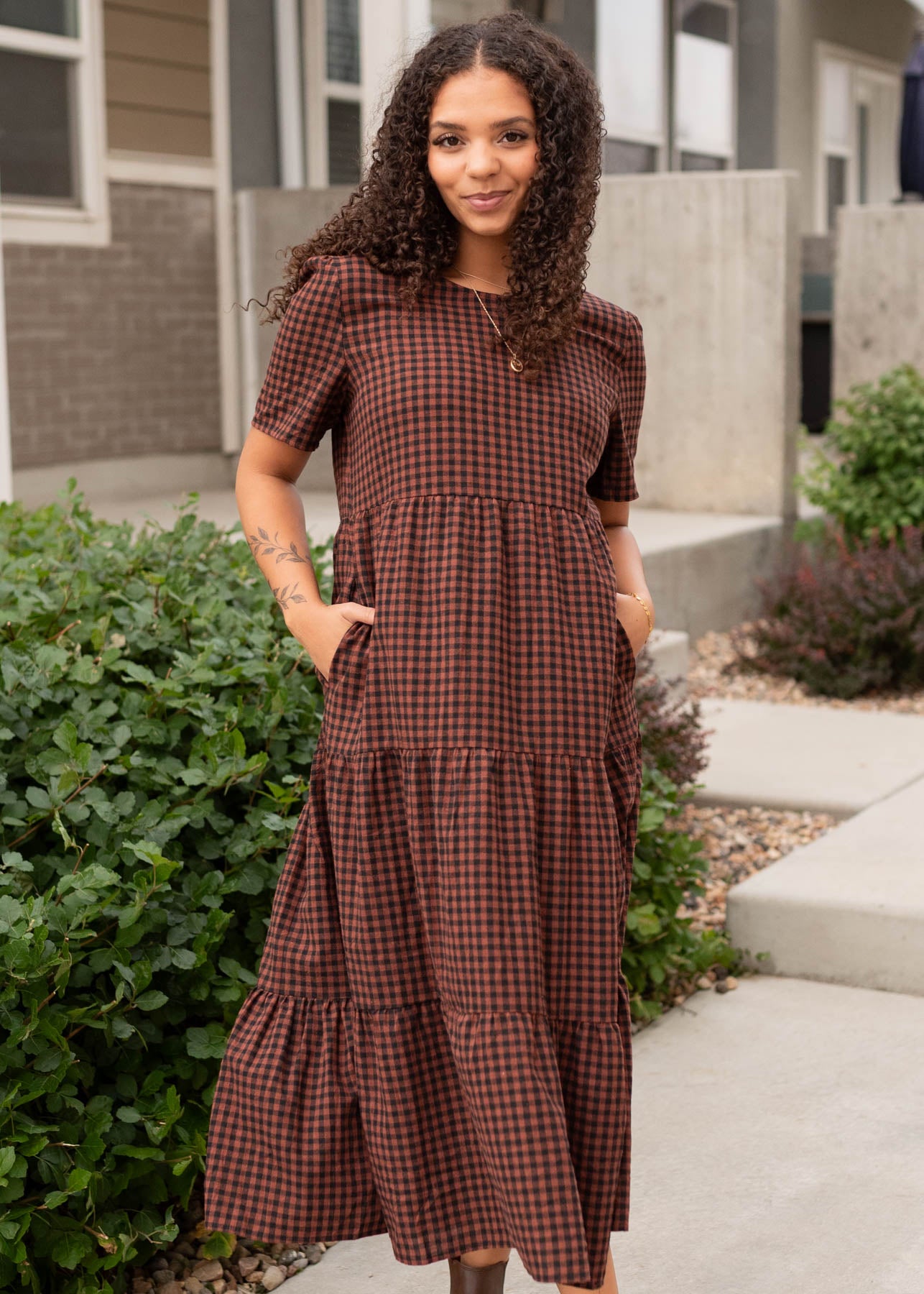 Emmy Gingham Dress *S-L* main image 0