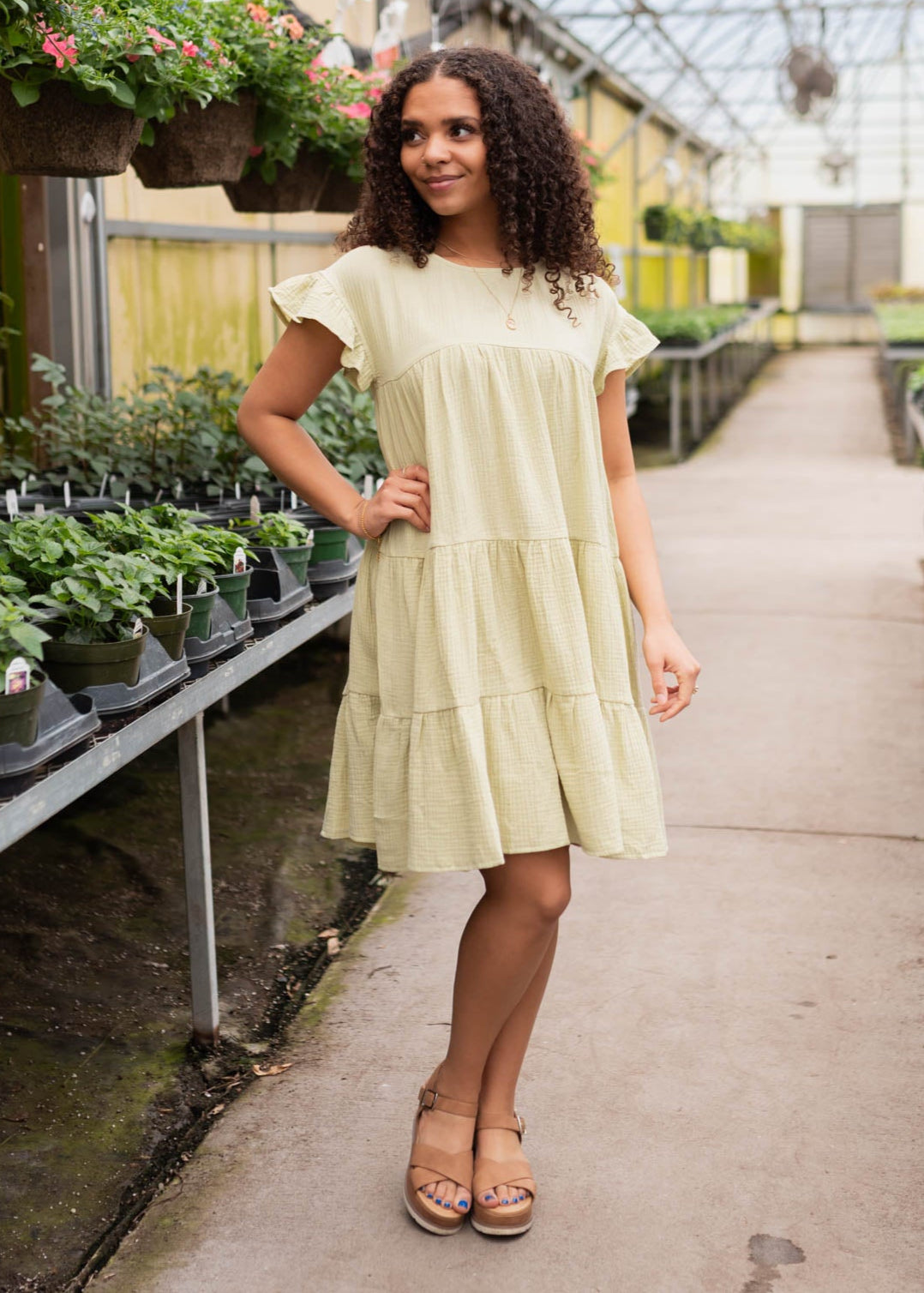 Janie Spring Green Mini Dress andthewhy Lena Layne Janie Spring Green Mini Dress andthewhy Lena Layne