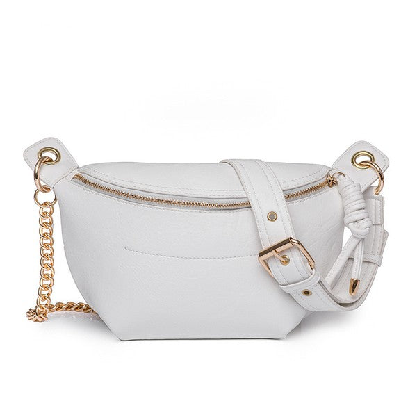 White sling bag