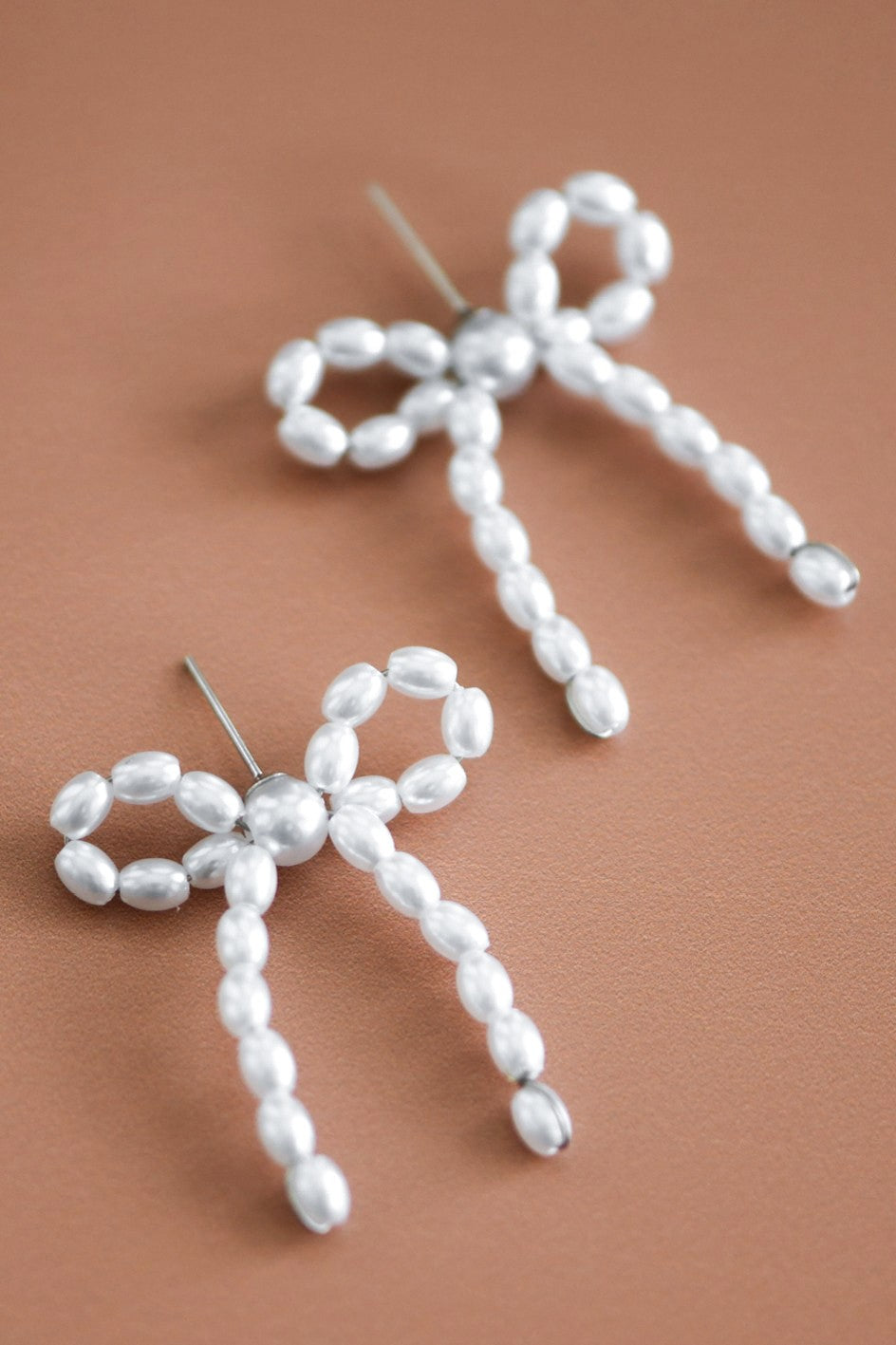 Adelaide Pearl Bow Earrings