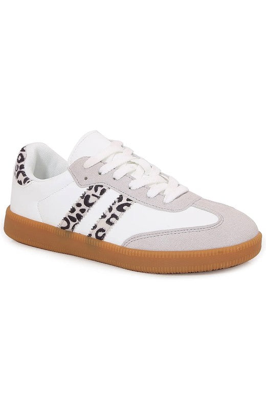 Lisa Leopard Print Sneakers