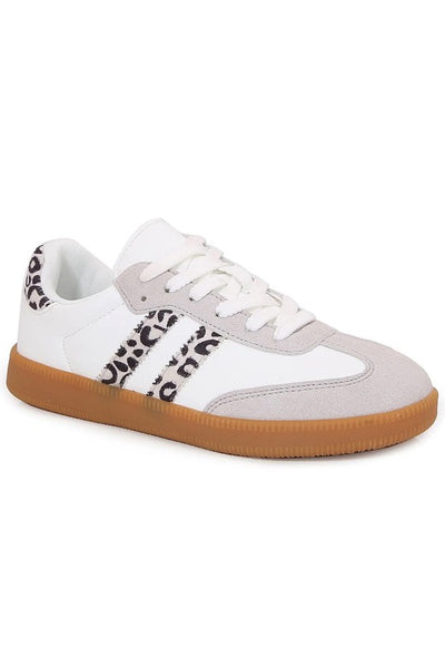 Lisa Leopard Print Sneakers