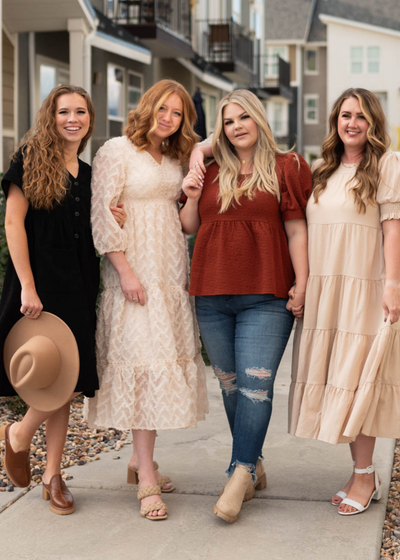 Britton Auburn Tiered Shirt