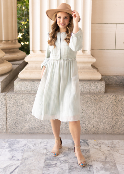 Sage dress
