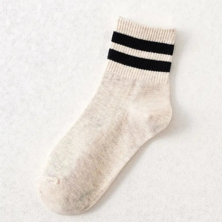 Suki Black Stripe Socks