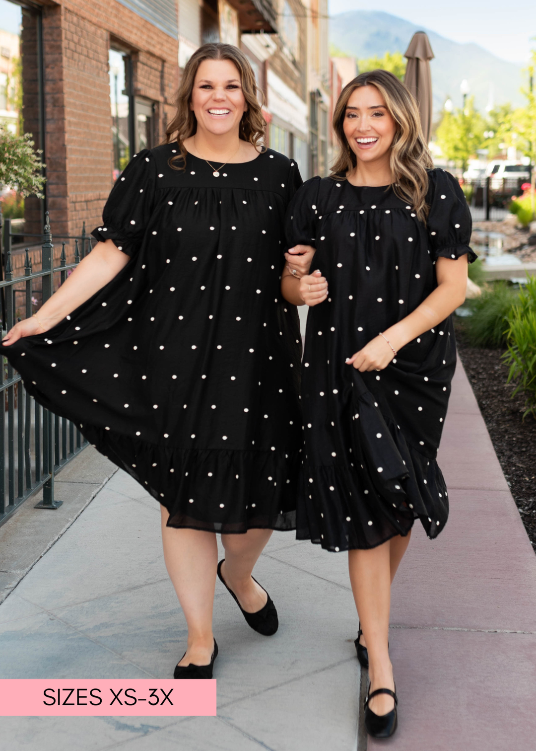 Addy Black Polka Dot Dress — Classic Polka Dot Dress | Lena Layne