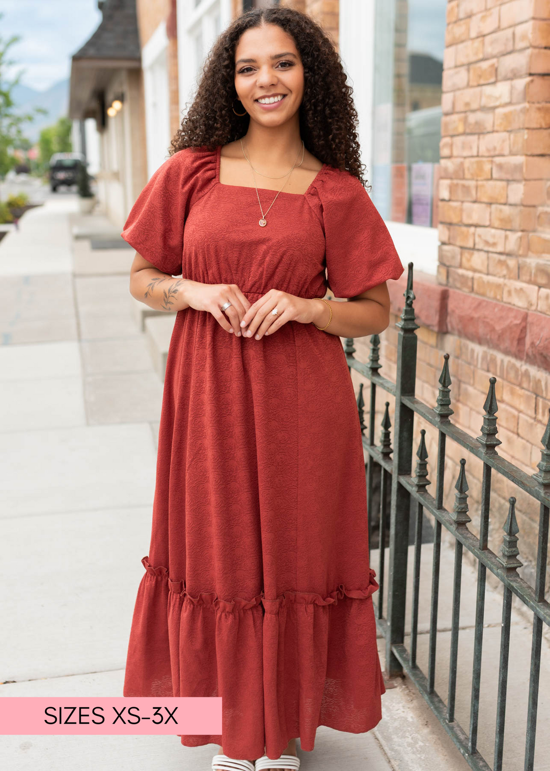 Alice Rust Dress - Autumn Dress | Lena Layne X-Small Alice Rust Dress - Autumn Dress | Lena Layne X-Small