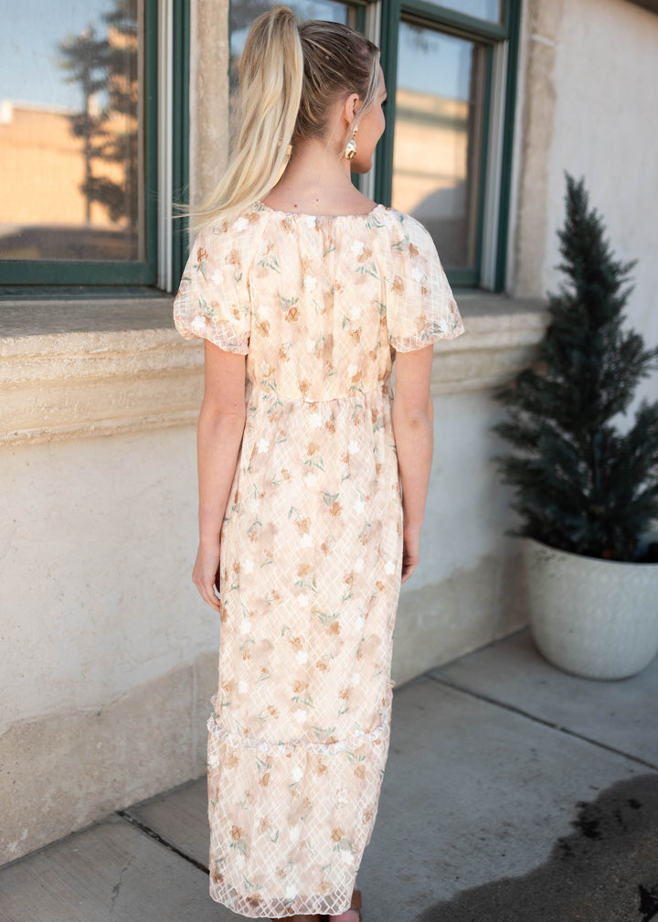 Alina Floral Lace Dress - Romantic Lace Dress