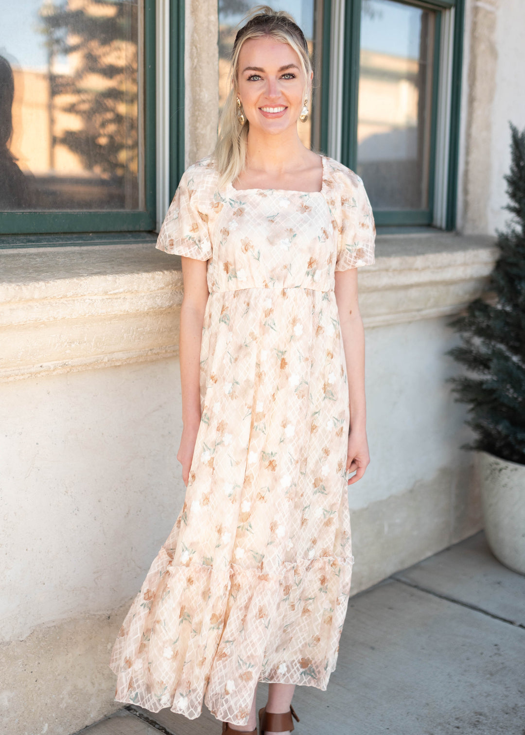 Alina Floral Lace Dress - Romantic Lace Dress | Lena Layne