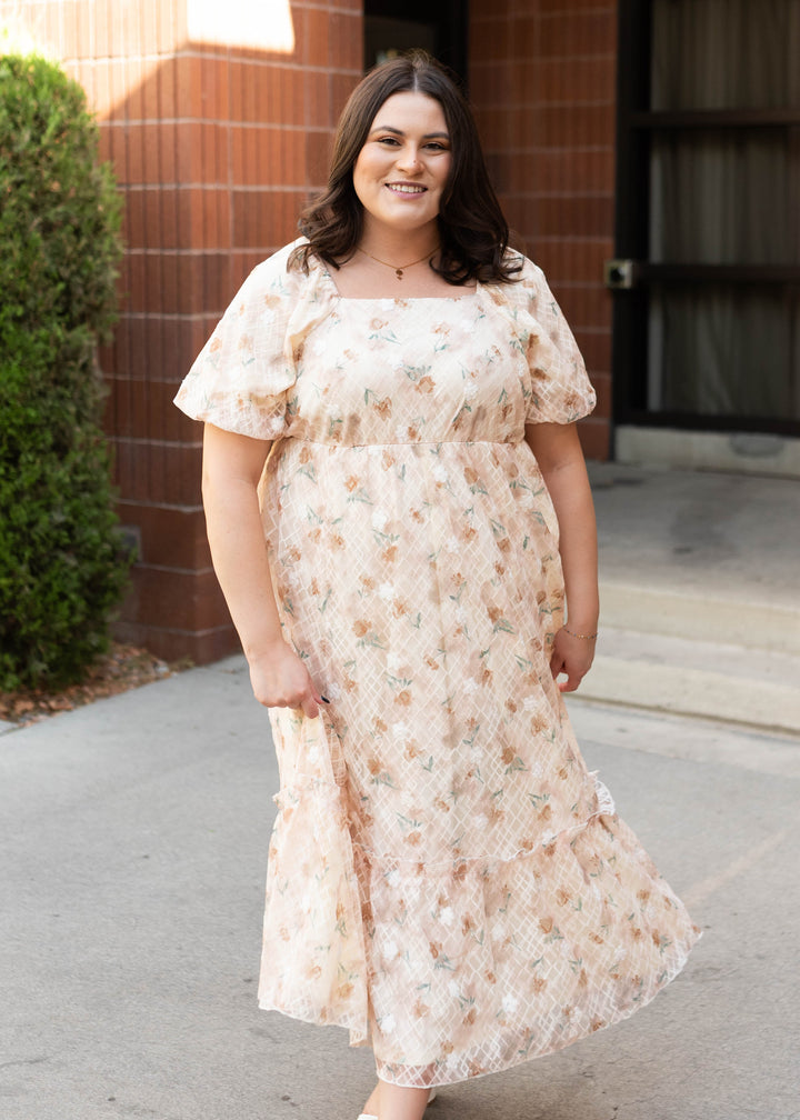 Alina Floral Lace Dress - Romantic Lace Dress