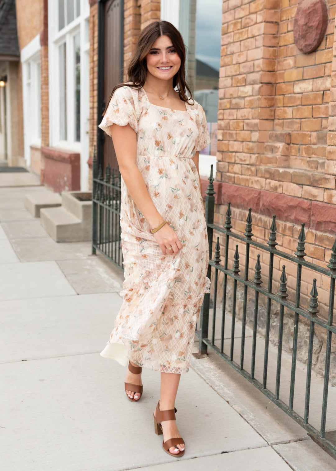 Alina Floral Lace Dress