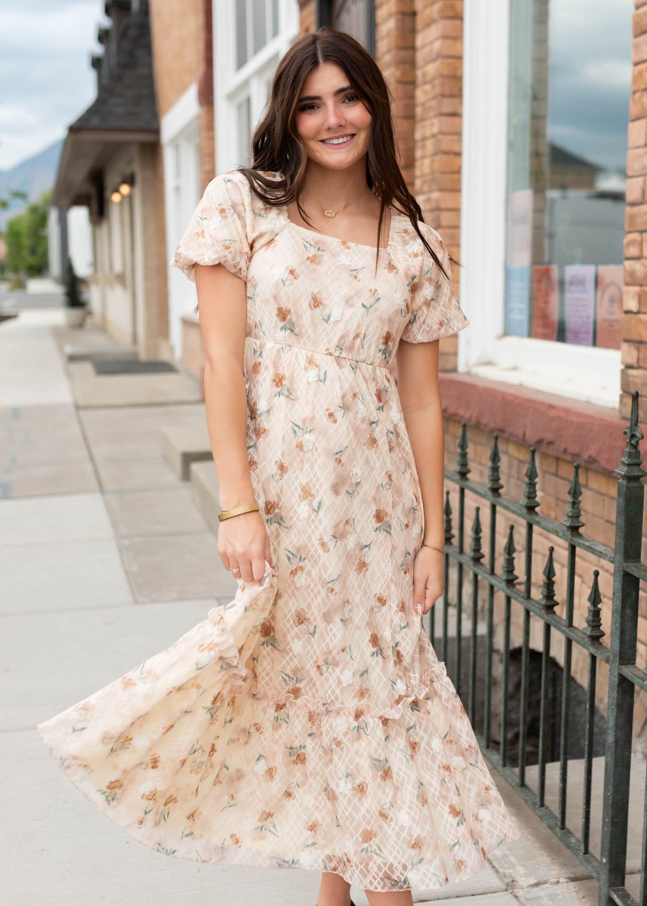 Alina Floral Lace Dress