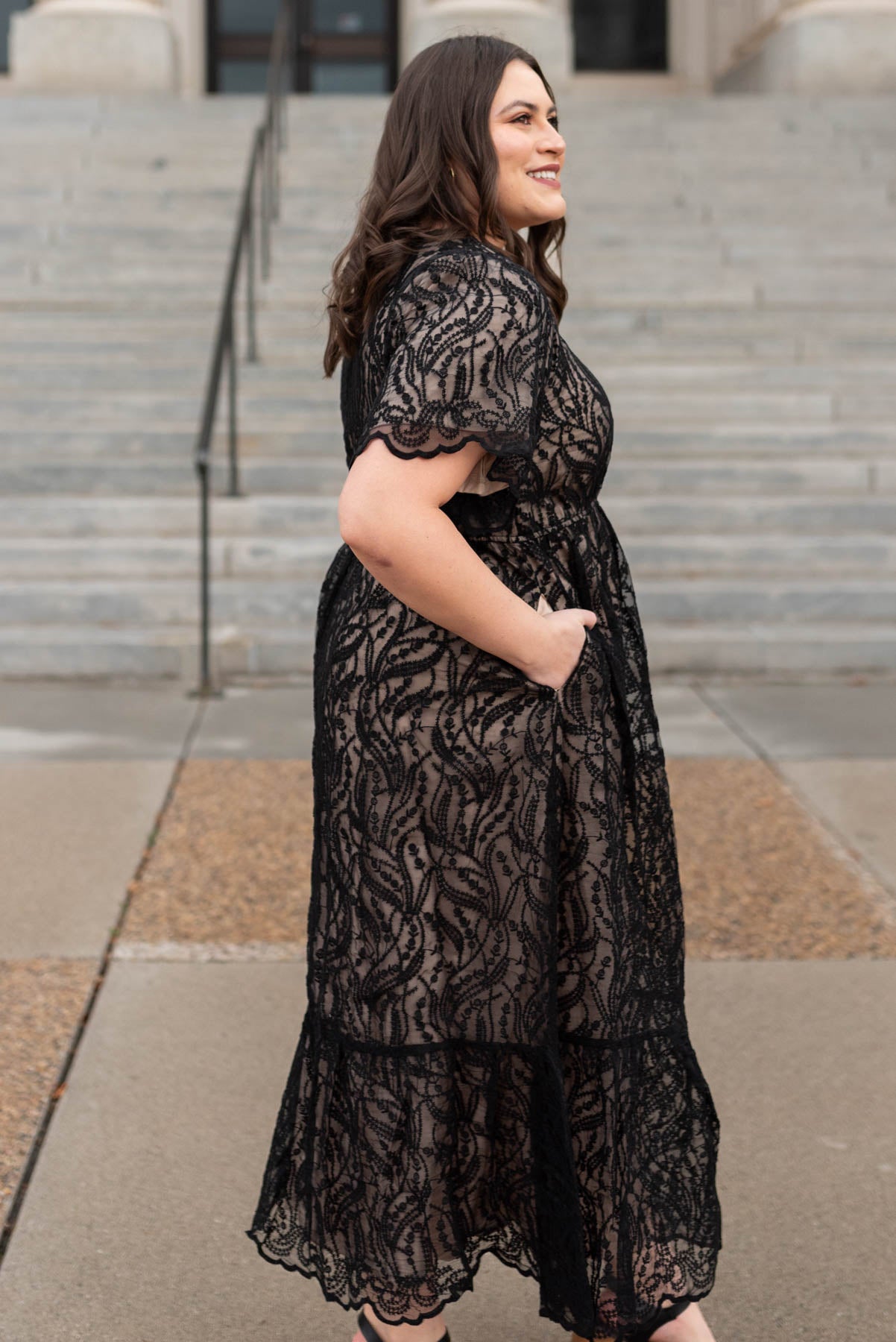Amberly Black Dress