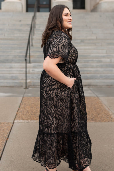 Amberly Black Dress