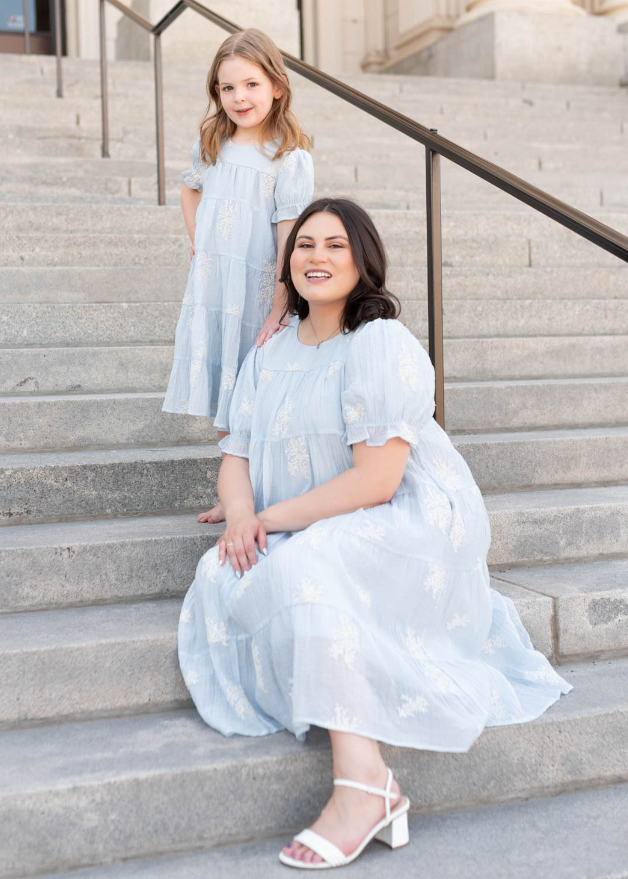 Amiri Soft Blue Dress
