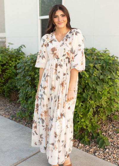 Arielle Soft Pink Floral Dress