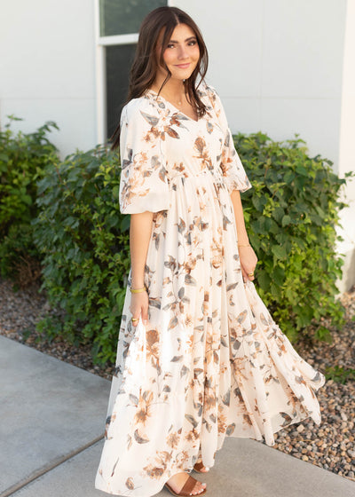 Arielle Soft Pink Floral Dress