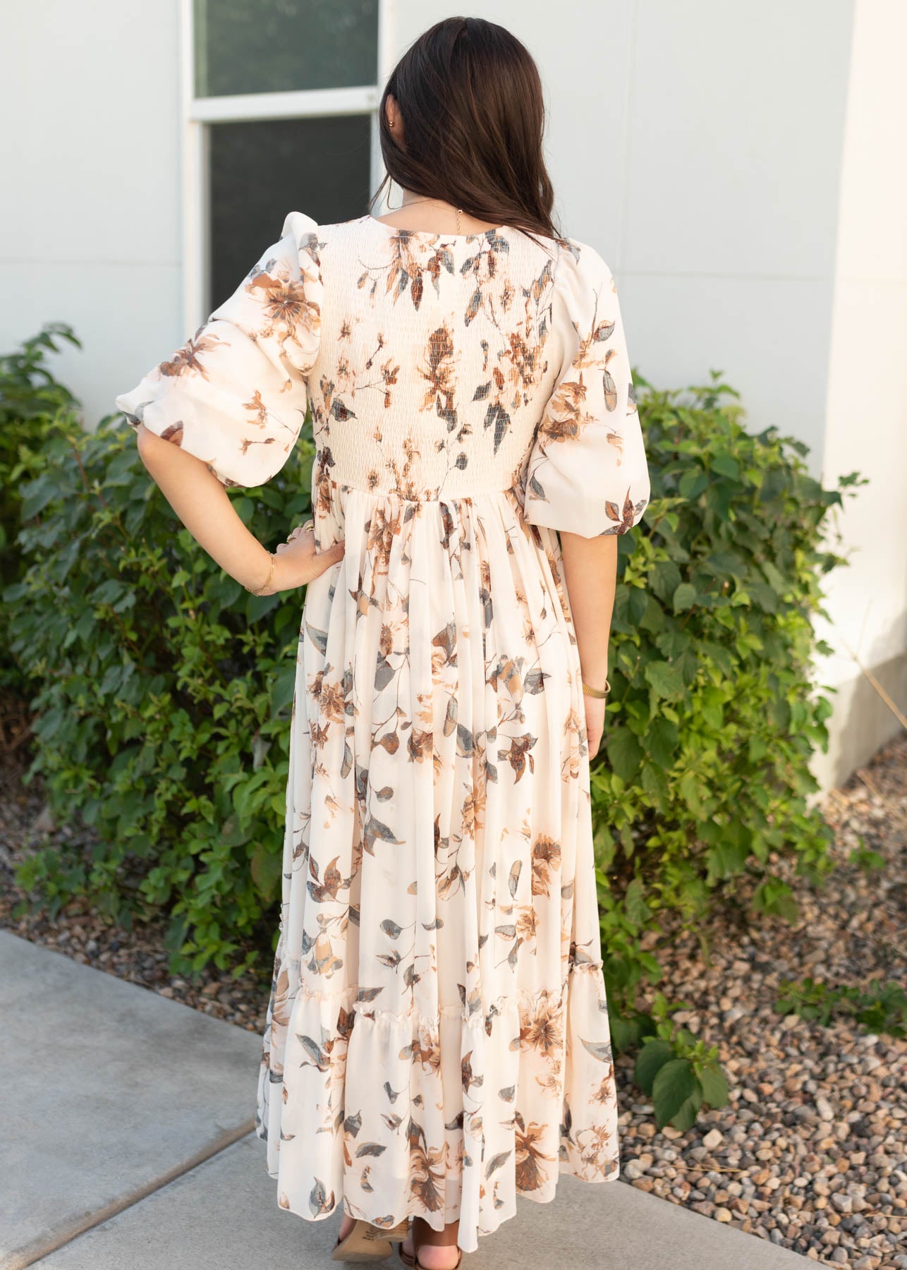 Arielle Soft Pink Floral Dress