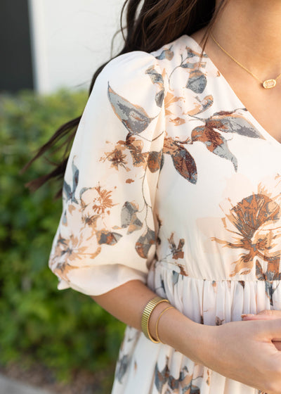 Arielle Soft Pink Floral Dress
