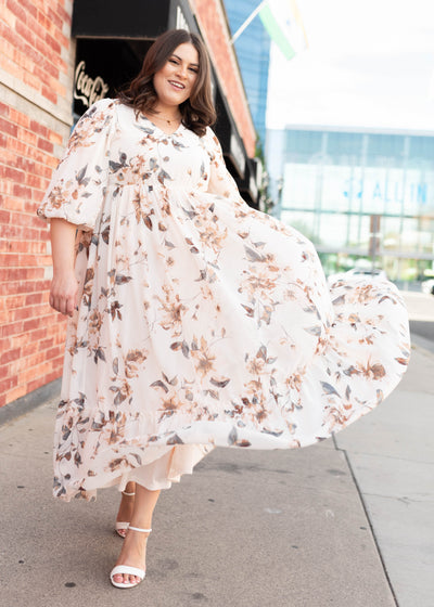 Arielle Soft Pink Floral Dress