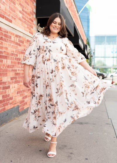 Arielle Soft Pink Floral Dress