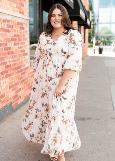 Arielle Soft Pink Floral Dress