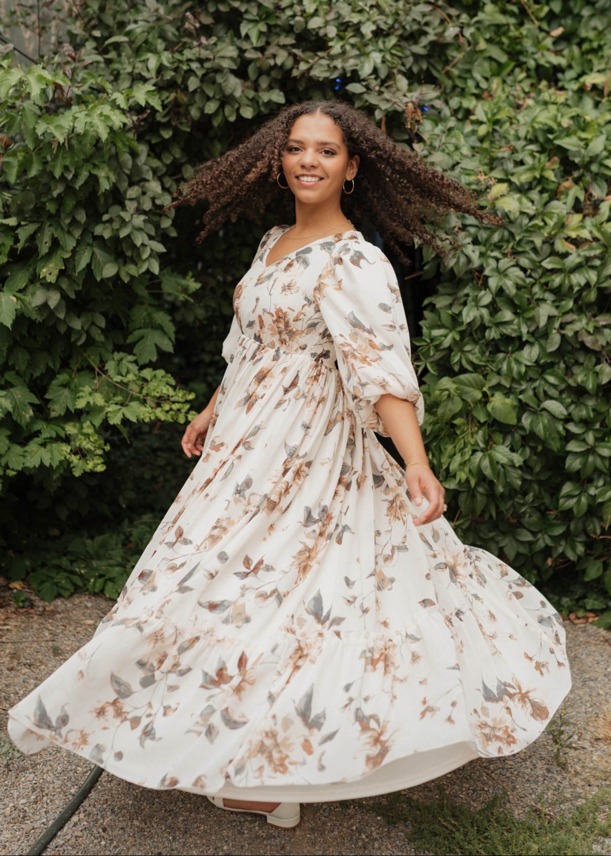 Arielle Soft Pink Floral Dress