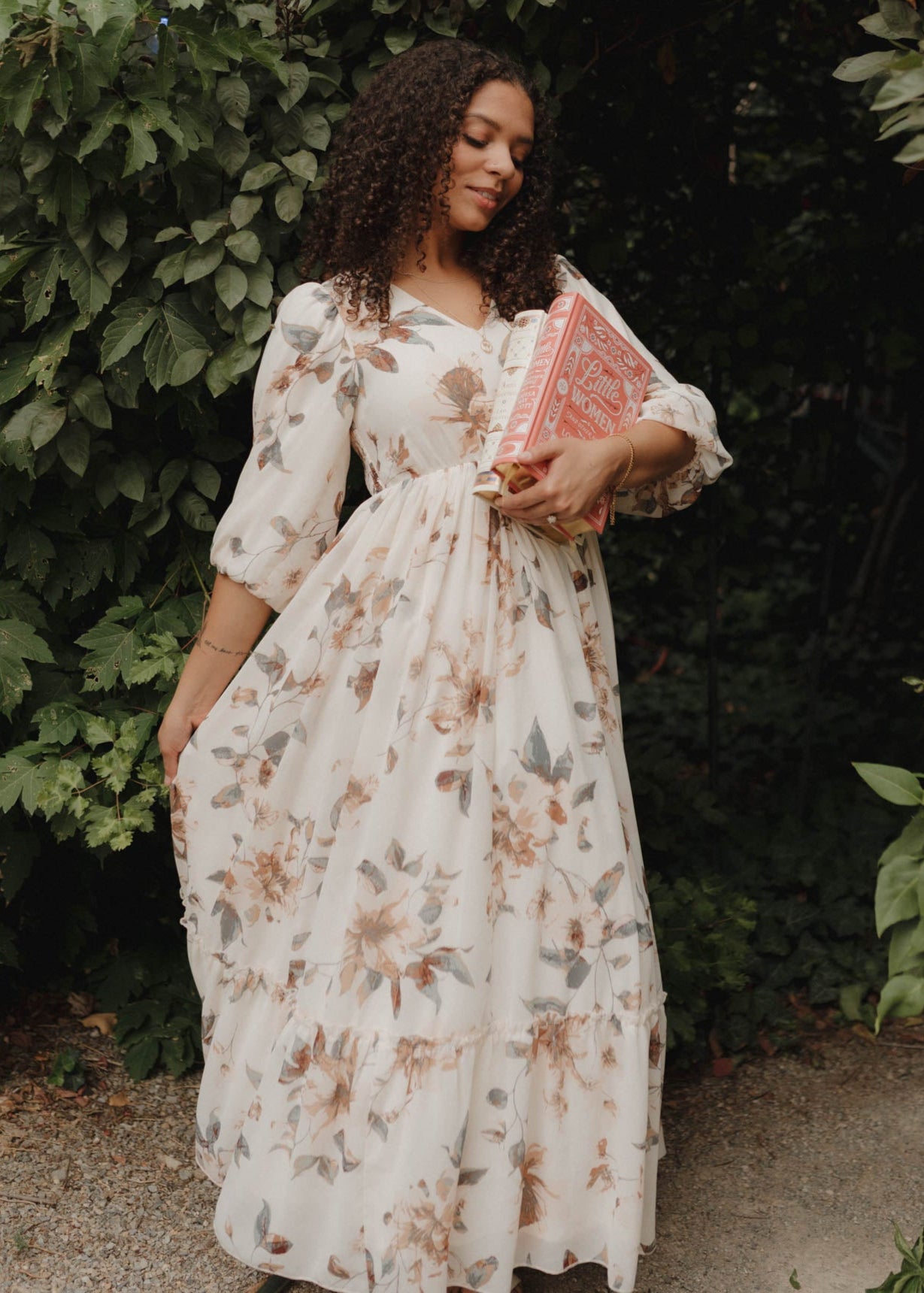 Arielle Soft Pink Floral Dress