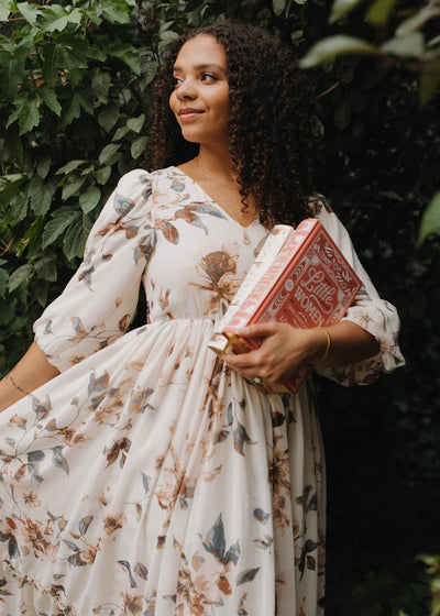 Arielle Soft Pink Floral Dress