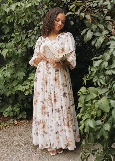 Arielle Soft Pink Floral Dress