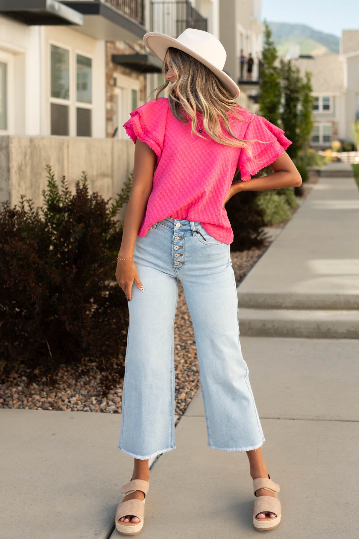 Asra Pink Top