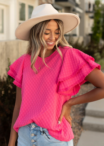 Pink top