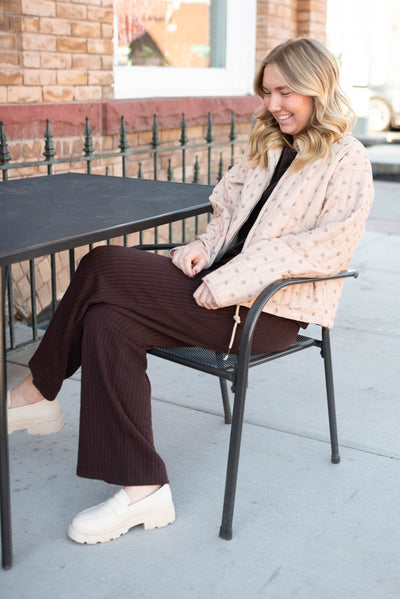 Bailey Taupe Floral Jacket