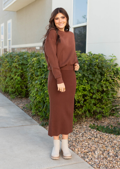 Brenna Walnut Sweater