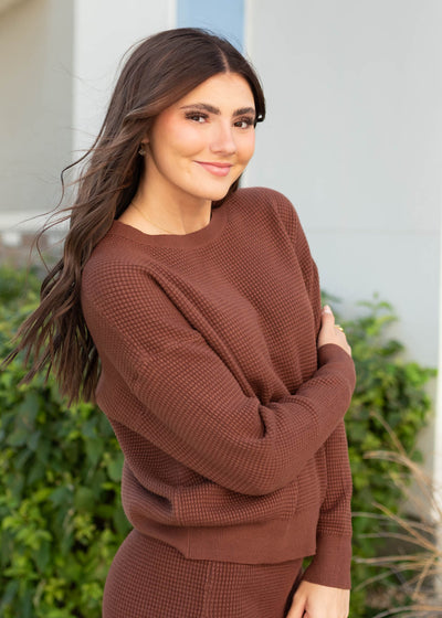 Brenna Walnut Sweater
