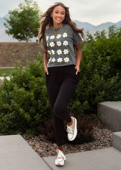 Charleigh Black joggers with pockets