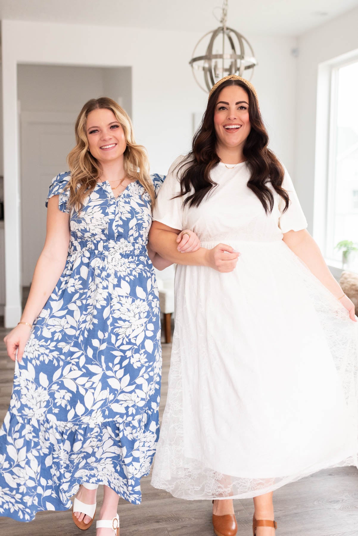 Ellen Blue Floral Dress
