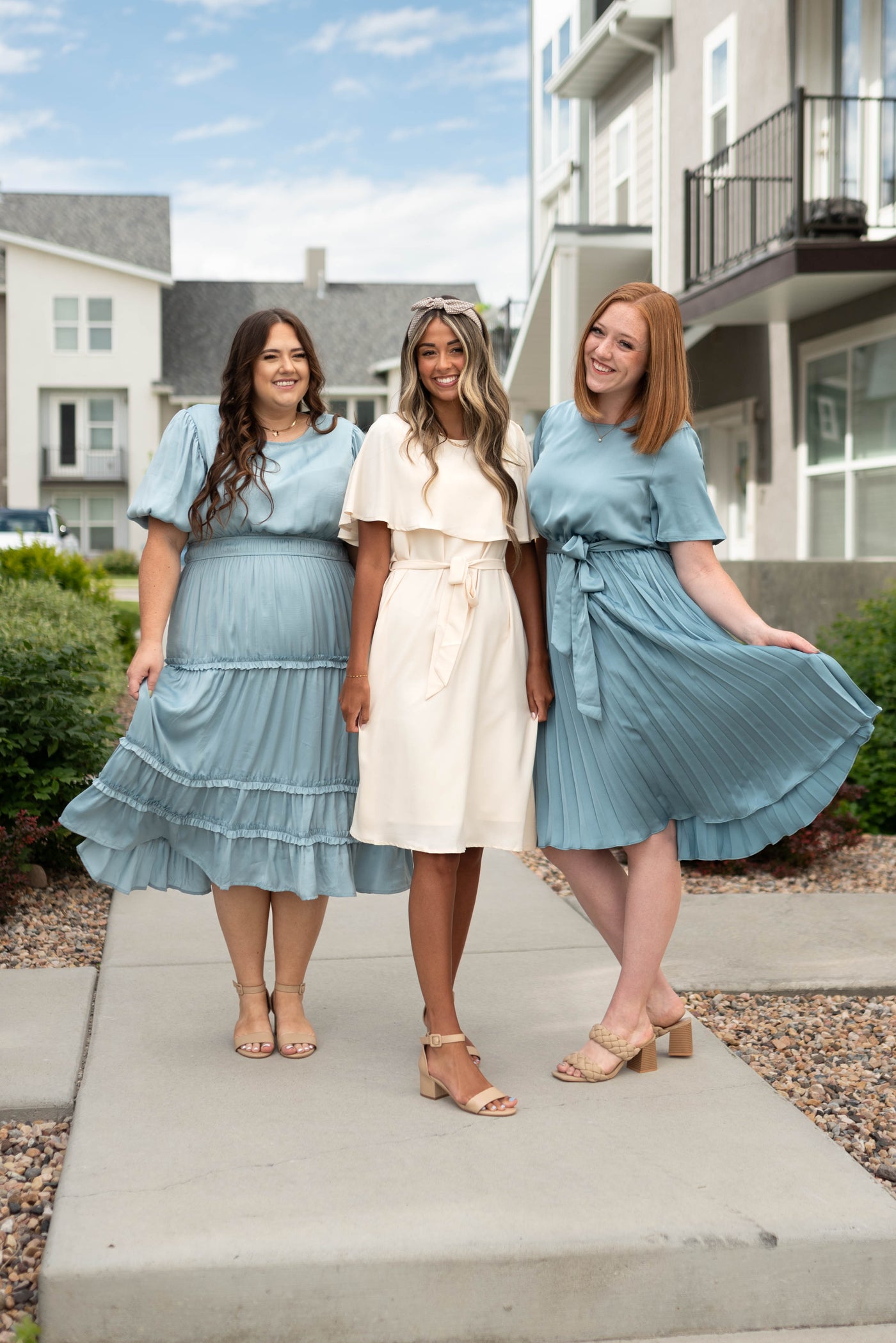 Claribel Cream Dress