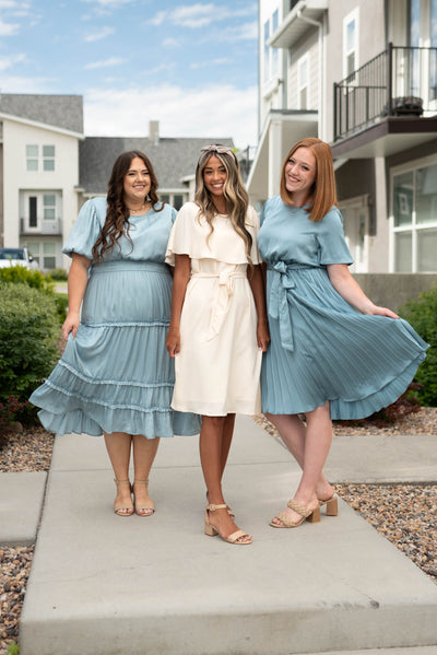 Claribel Cream Dress