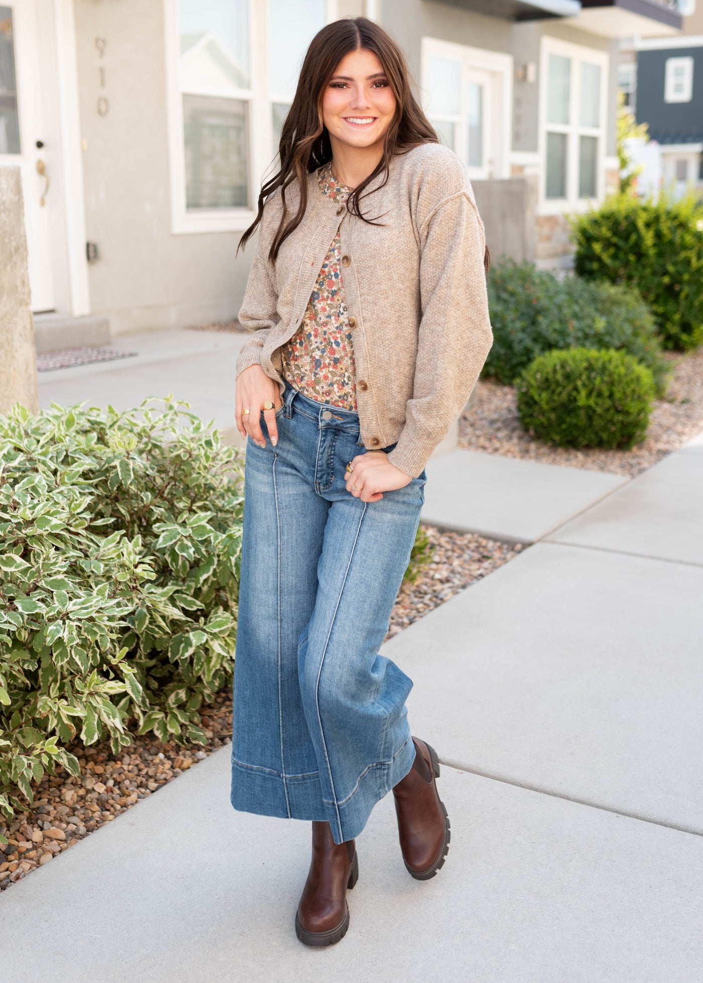 Hailee Cream Floral Top