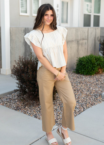 Daisy Khaki Pants