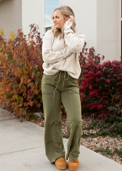 Olive pants