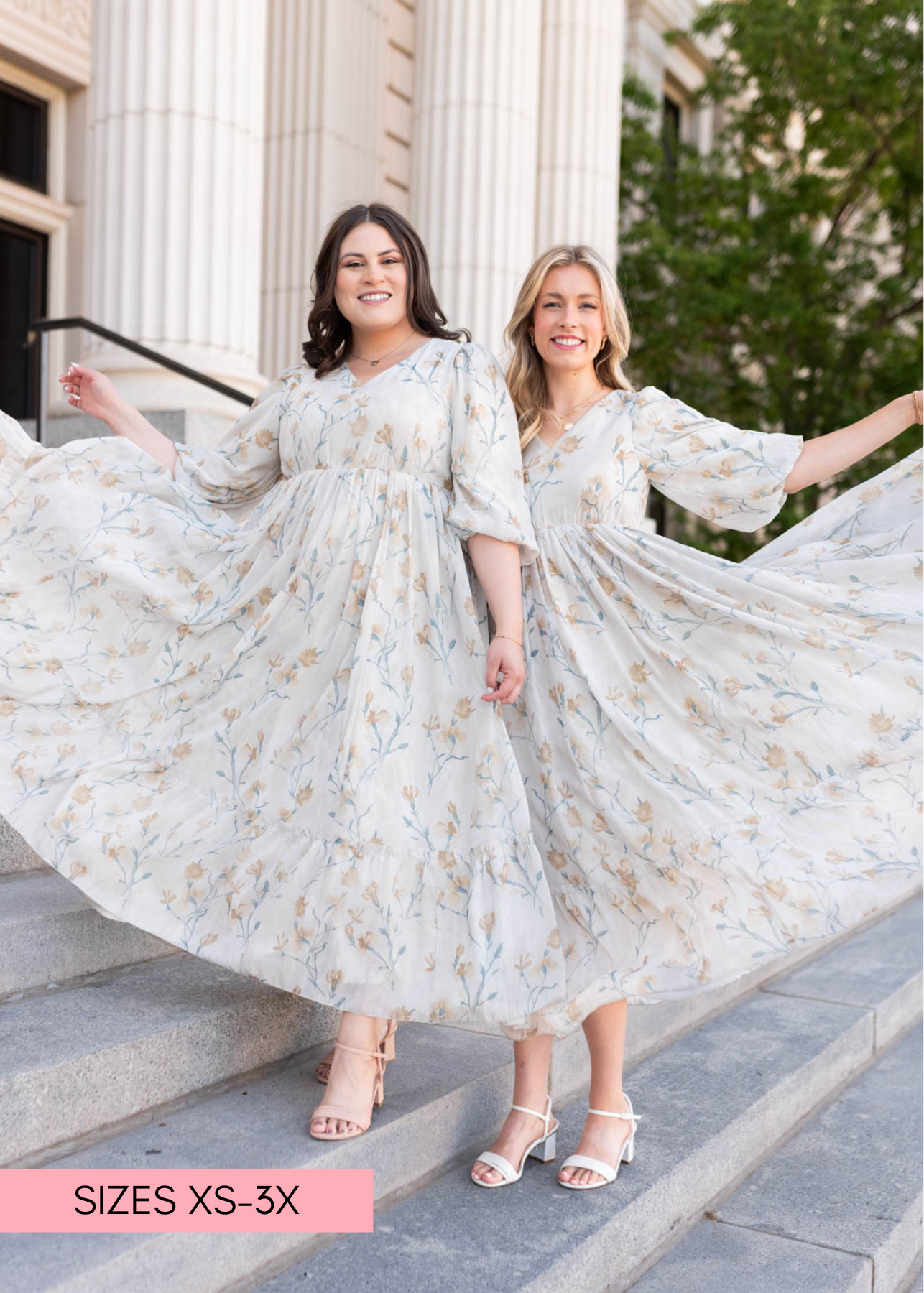Elara Cream Flower Dress