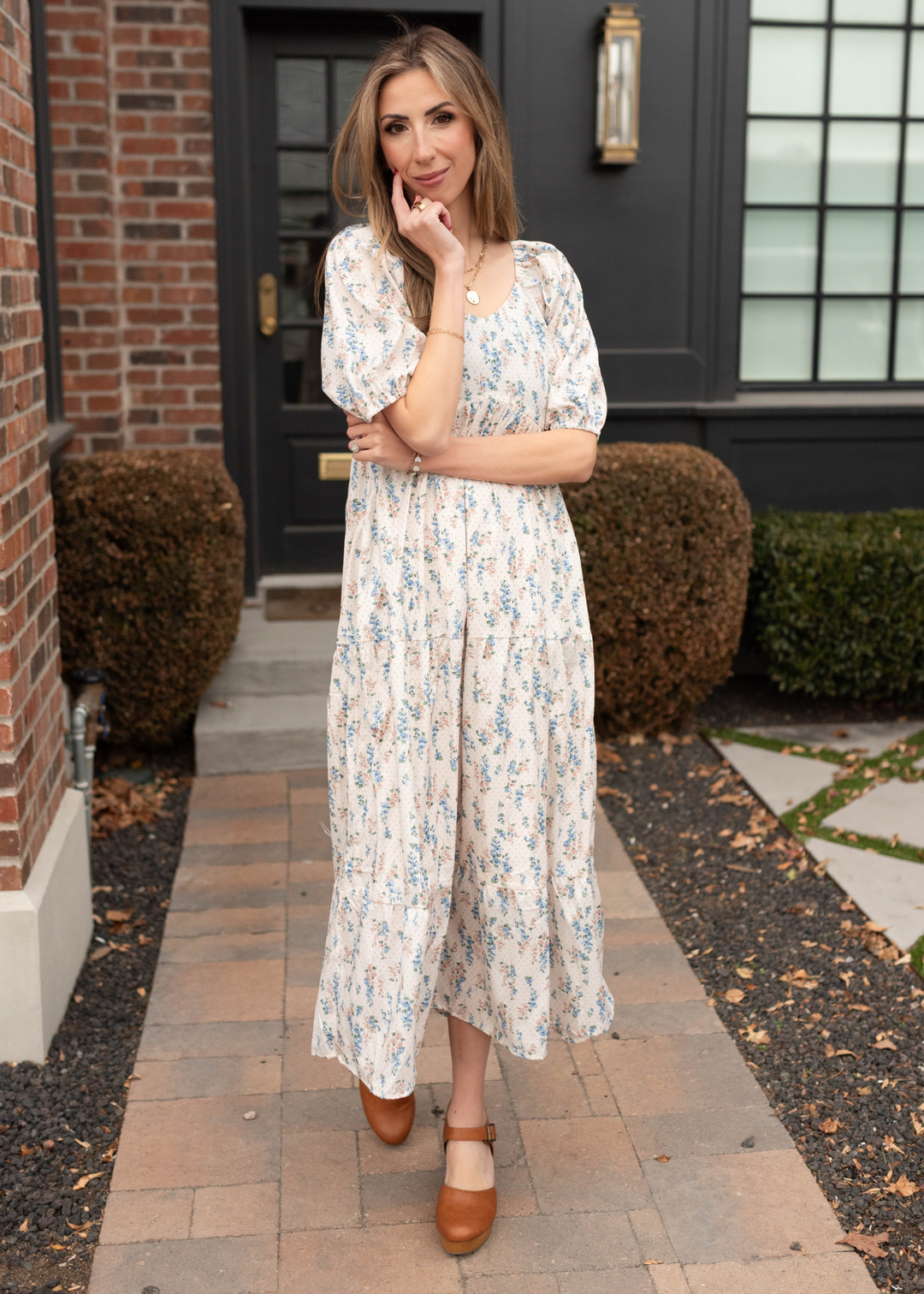 Eva Ivory Floral Dress Eva Ivory Floral Dress