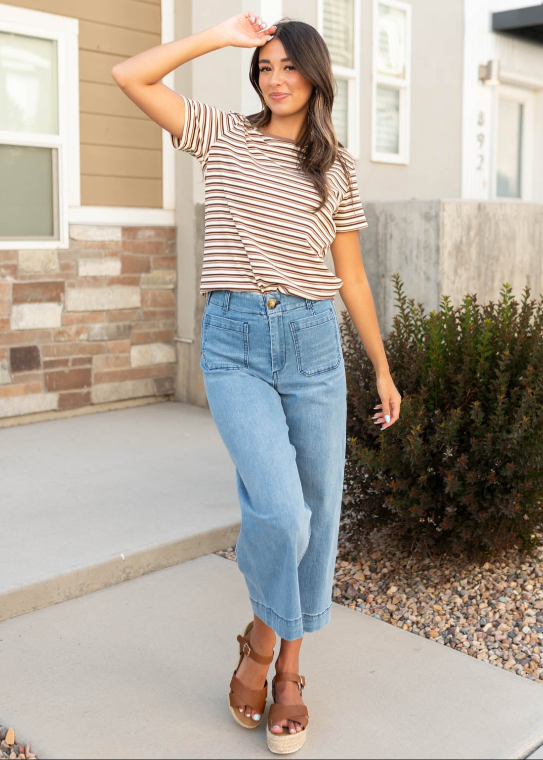 Dark denim pants