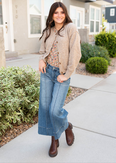 Gracie Taupe Cardigan