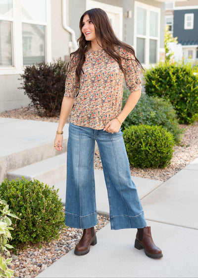 Hailee Cream Floral Top