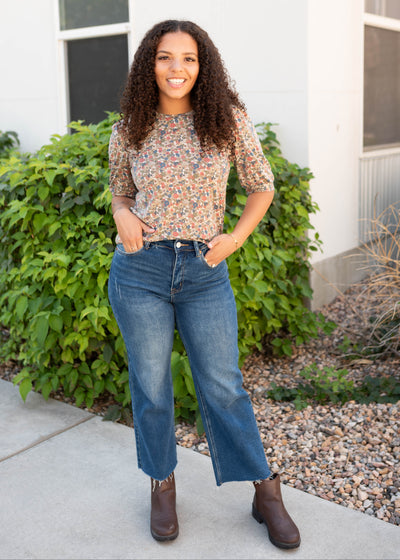 Hailee Cream Floral Top