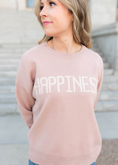 Happiness blush sweater
